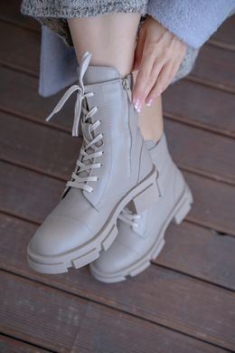 Combat boots бежеві зимові фото