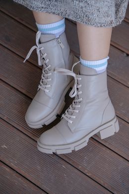 Combat boots бежевые зимние фото